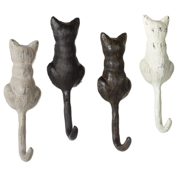 Cat Tail Wall Hook - Brown
