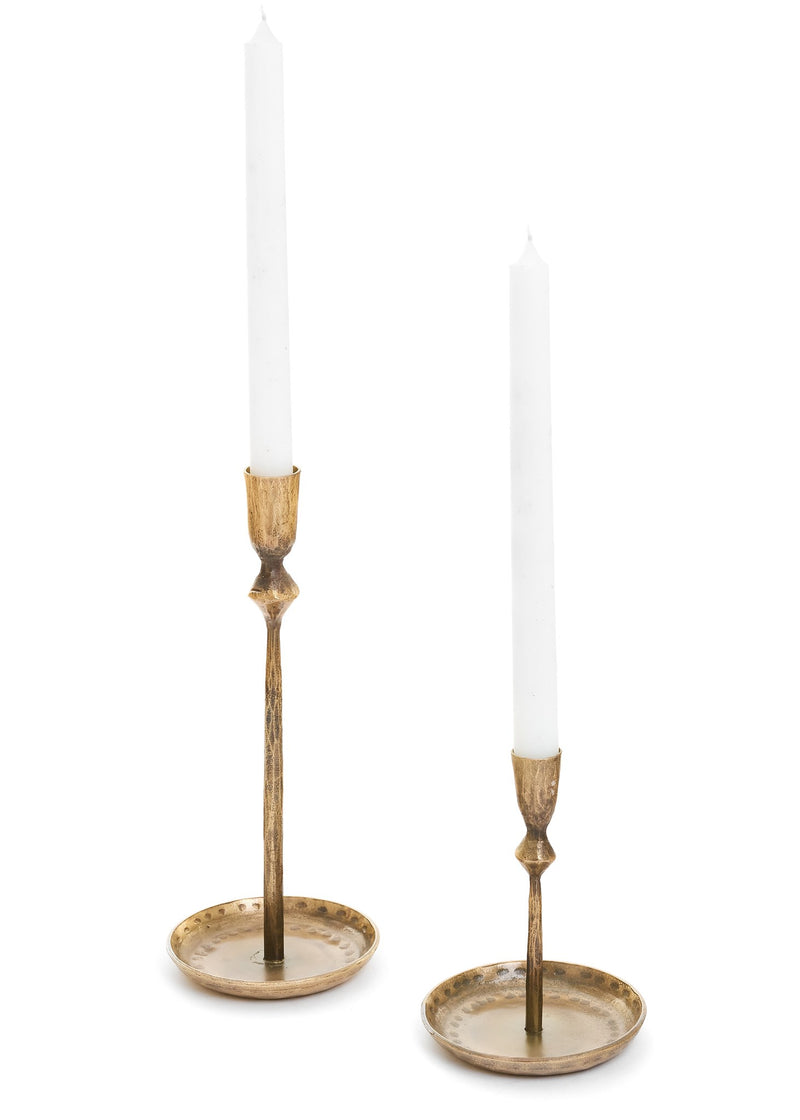 Small Candle Hold - Iron Antique Brass