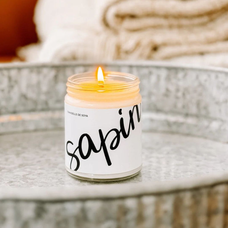 Soy Candle - Fir - Coton Wick