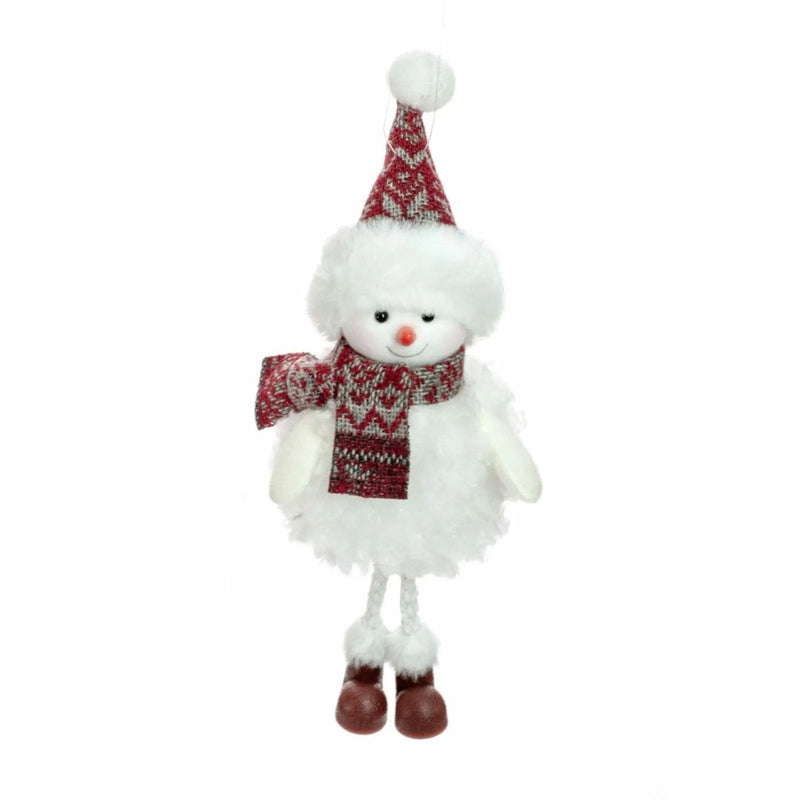 One cute Christmas ornaments we have is this Snowman Ornament which is a stunning White/Red color that is perfect for your Contemporary/Modern or Rustic living room theme. 