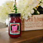 Candle Jar Raspberry Creamsicle