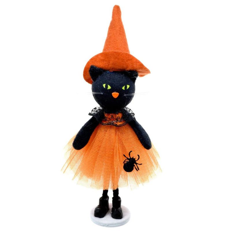 Halloween Cat Girl - Black & Orange