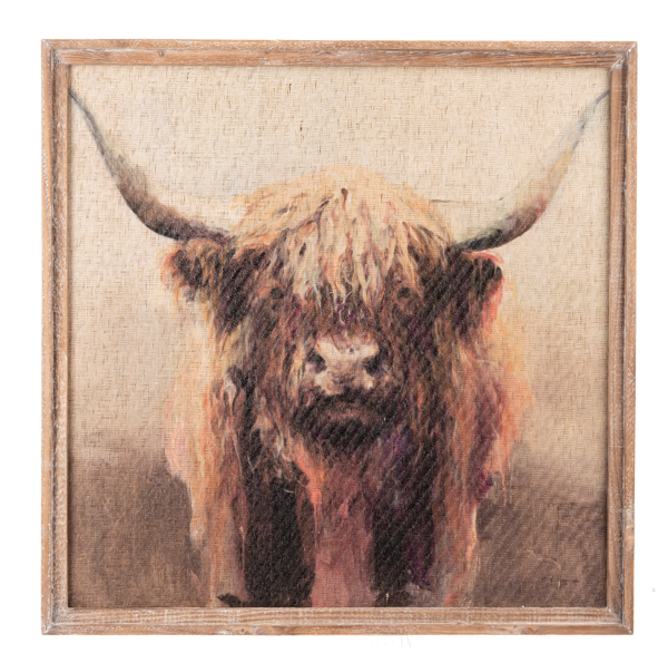 Highland Cow Wall Decor - Watercolor