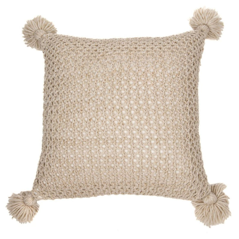 Knit Cushion JANICK - Natural