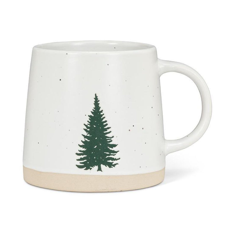 Wide Base Mug with Single Tree