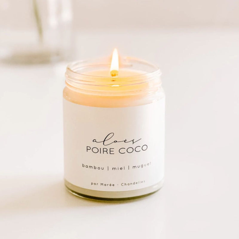 Large Soy Candle - Aloe, pear and coco