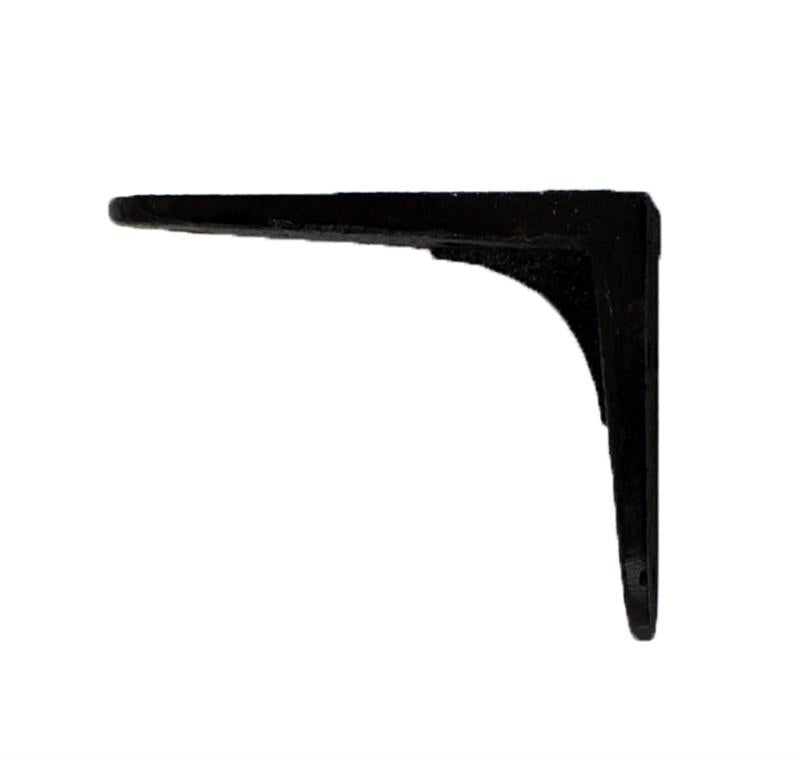 Large Angle Cast Iron Bracket - Black