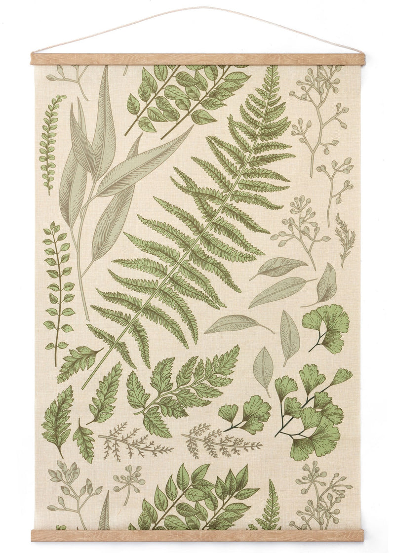 Linen Banner - Leaf