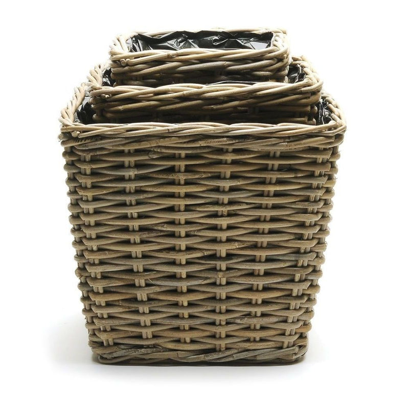 Small Square Planter Basket - Lined