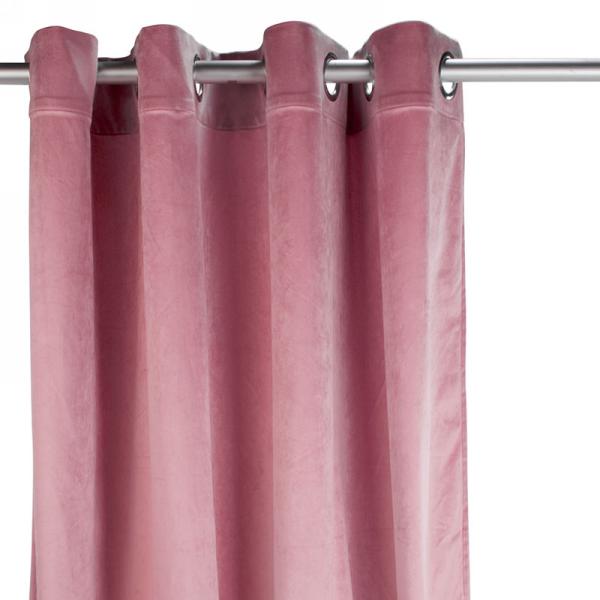 Velvet Curtain - Antique Pink –
