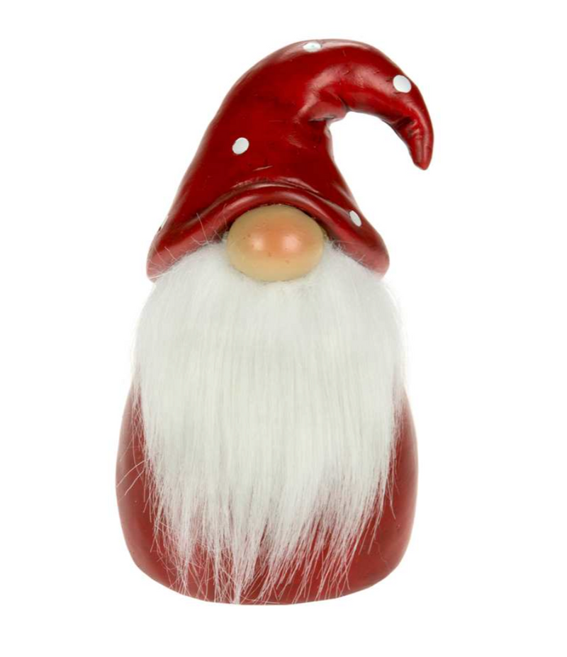 Tiny Santa Head - Red