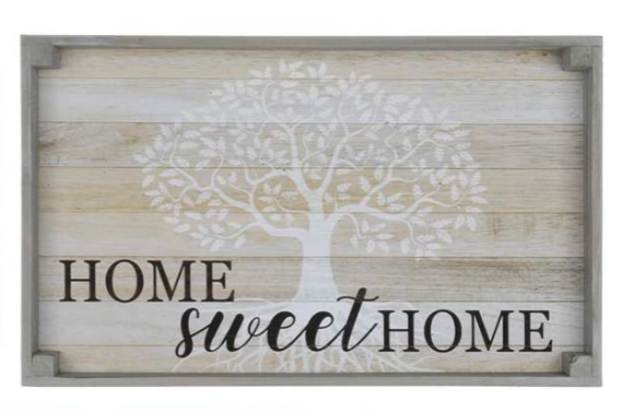 Medium Home Sweet Home Tray - Grey
