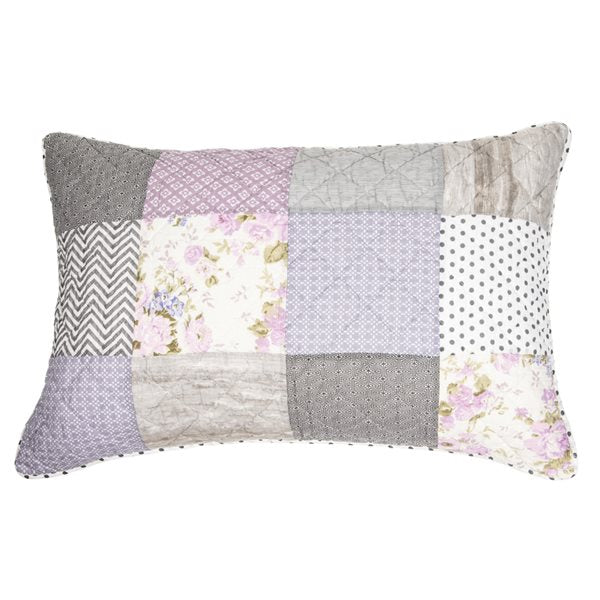Patchwork Pillow Sham - Theoline Lilac