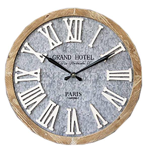 Grand Hotel Wall Clock - Natural