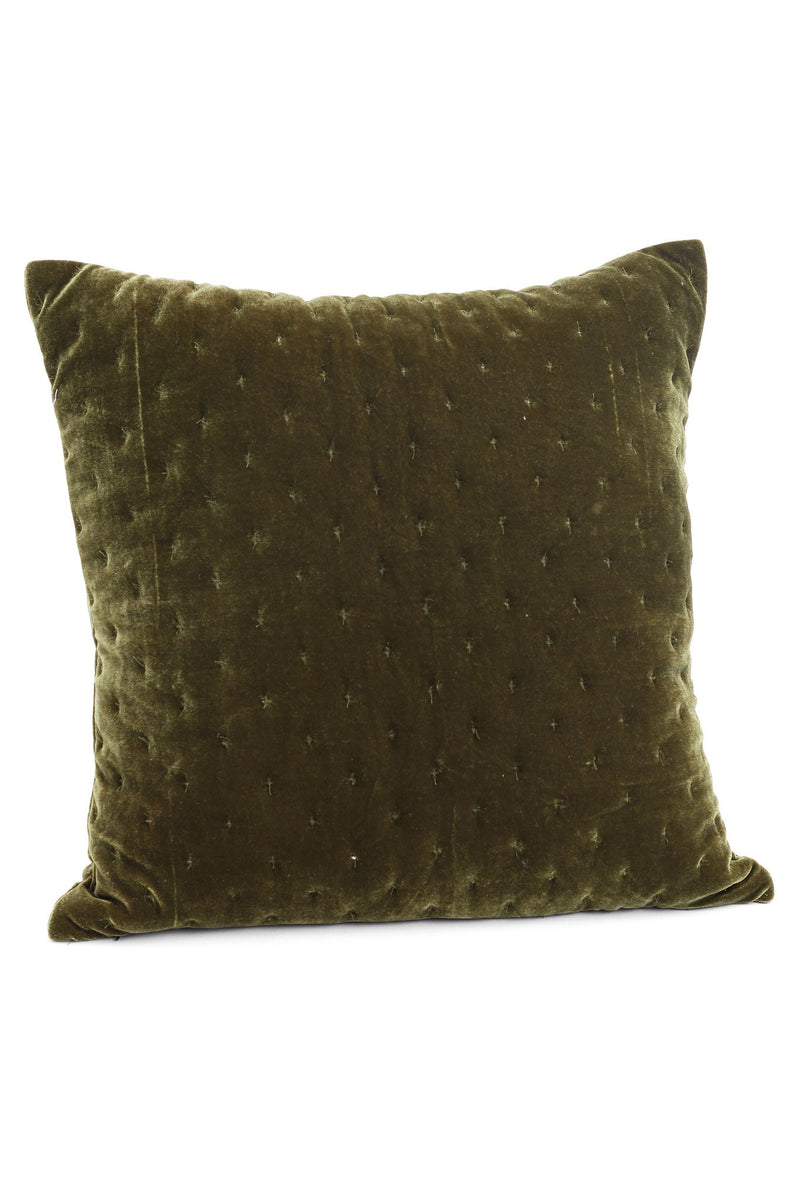 Cushion - Green Quilting Velvet